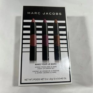 Marc Jacobs Make Your Le Marc - 3 Piece Lip Crayon Kit- New in Box